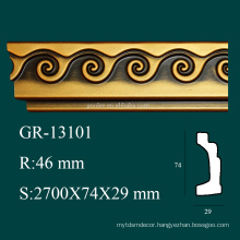 high density Antique products PU decorative corner molding for ceiling decor